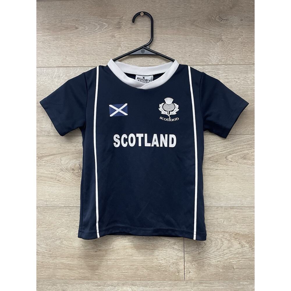 Kids Size 5-6 Years Rugby Nations Scotland Jersey Kit
